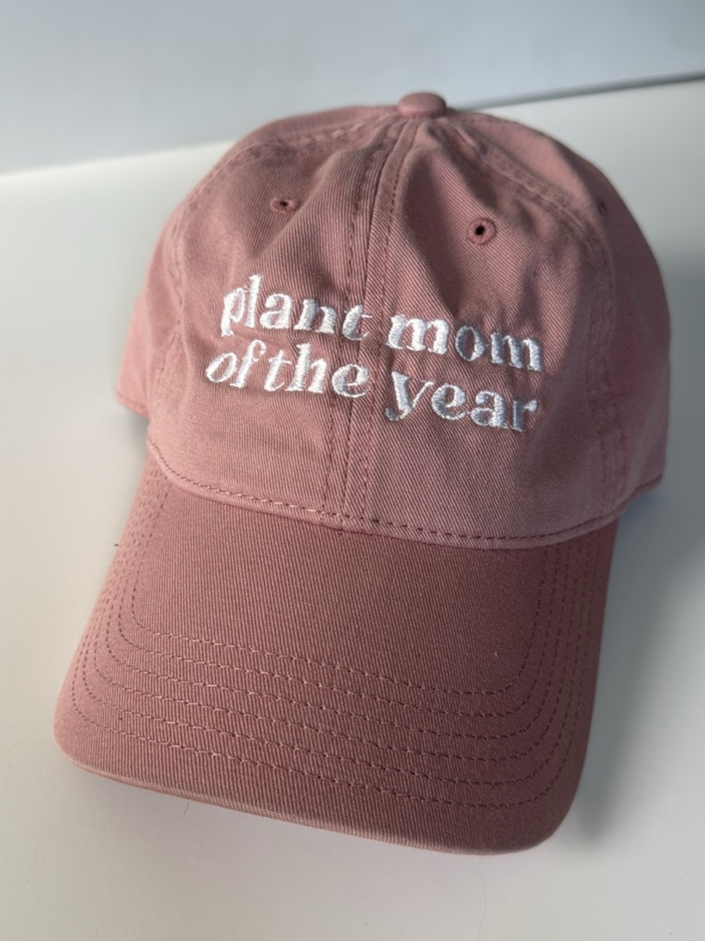 Plant Mom of the Year Pink Baseball Cap